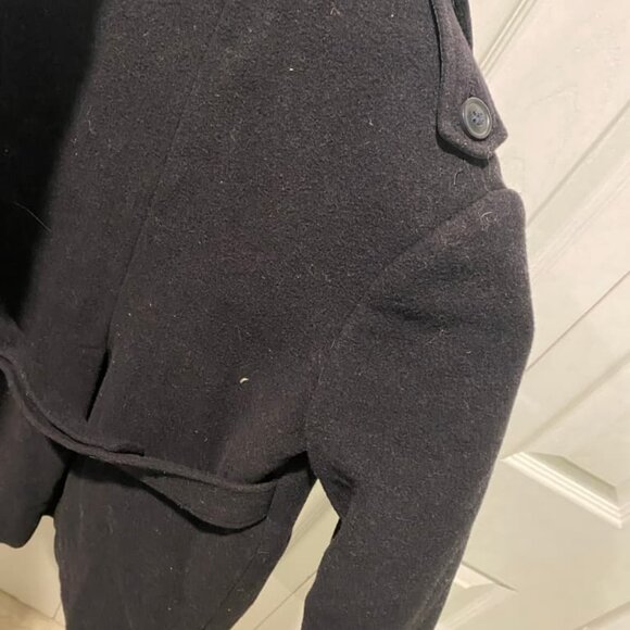 Black Toddler Pea Coat - Picture 5 of 5